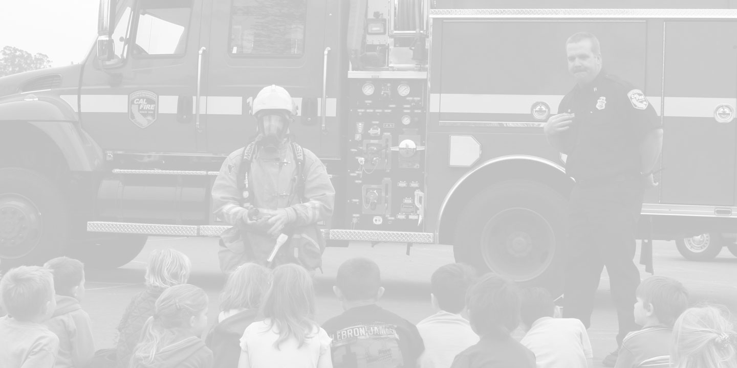 Fire safety presentation to school kids