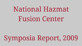 National Hazmat Fusion Center Symposia Report, 2009 1280x720