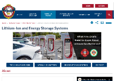 Lithium-Ion and Energy Storage Systems page