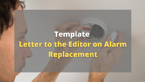 TEMPLATE Letter Editor Alarm Replacement 