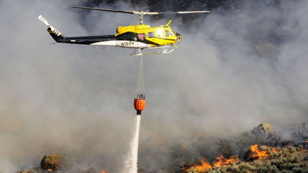 Aerial Helicopter Firefighting
