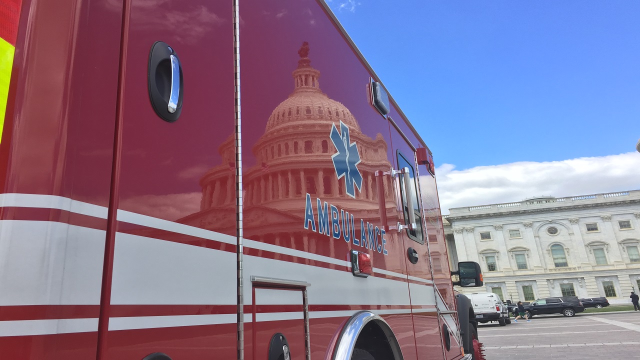 Ambulance by US Capitol