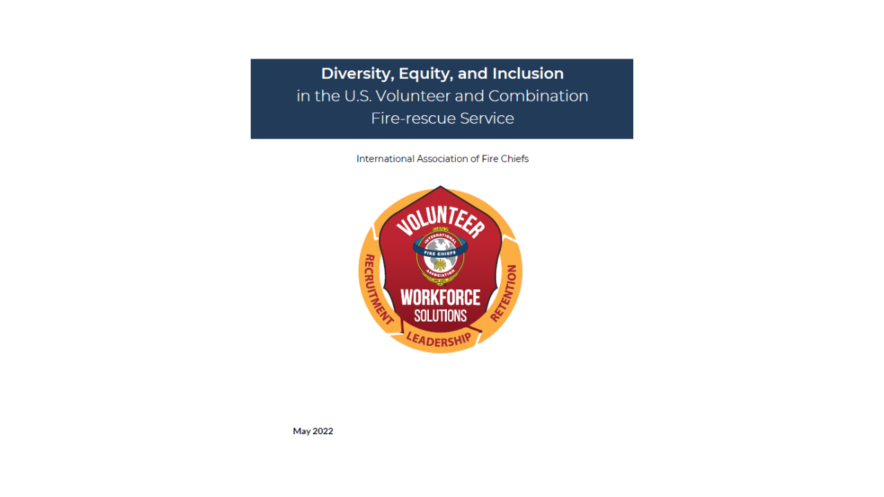 New IAFC Diversity, Equity, and Inclusion Study Report Identifies 