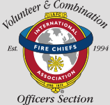 
VCOS IAFC Volunteer and Combination Officers Section logo